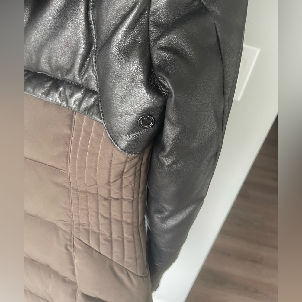 RUDSAK Silvia Leather Sleeved Down Parka - Picture 9 of 13
